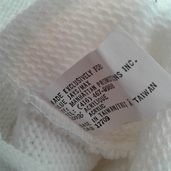 Vintage Max Toronto Blue Jays MLB Pom Knit Hat Cap OSFM UNISEX brand new Rare - Picture 3 of 4